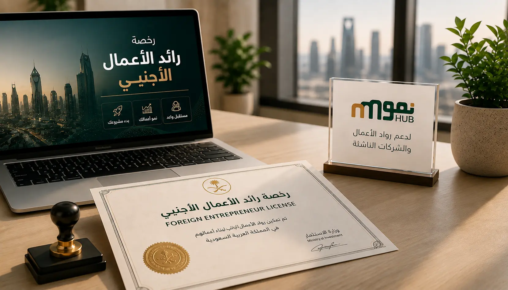 رخصة رائد الأعمال الأجنبي